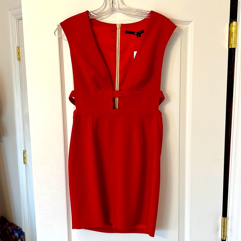 Women’s red dress